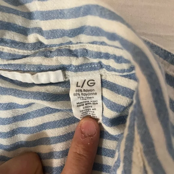 Striped Button-Up Shirt - Picture 3 of 3